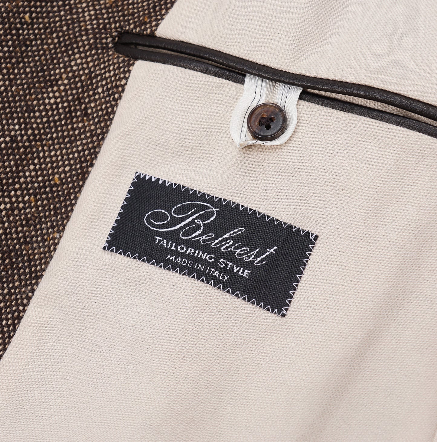 Belvest Donegal Tweed Wool Pea Coat - Top Shelf Apparel