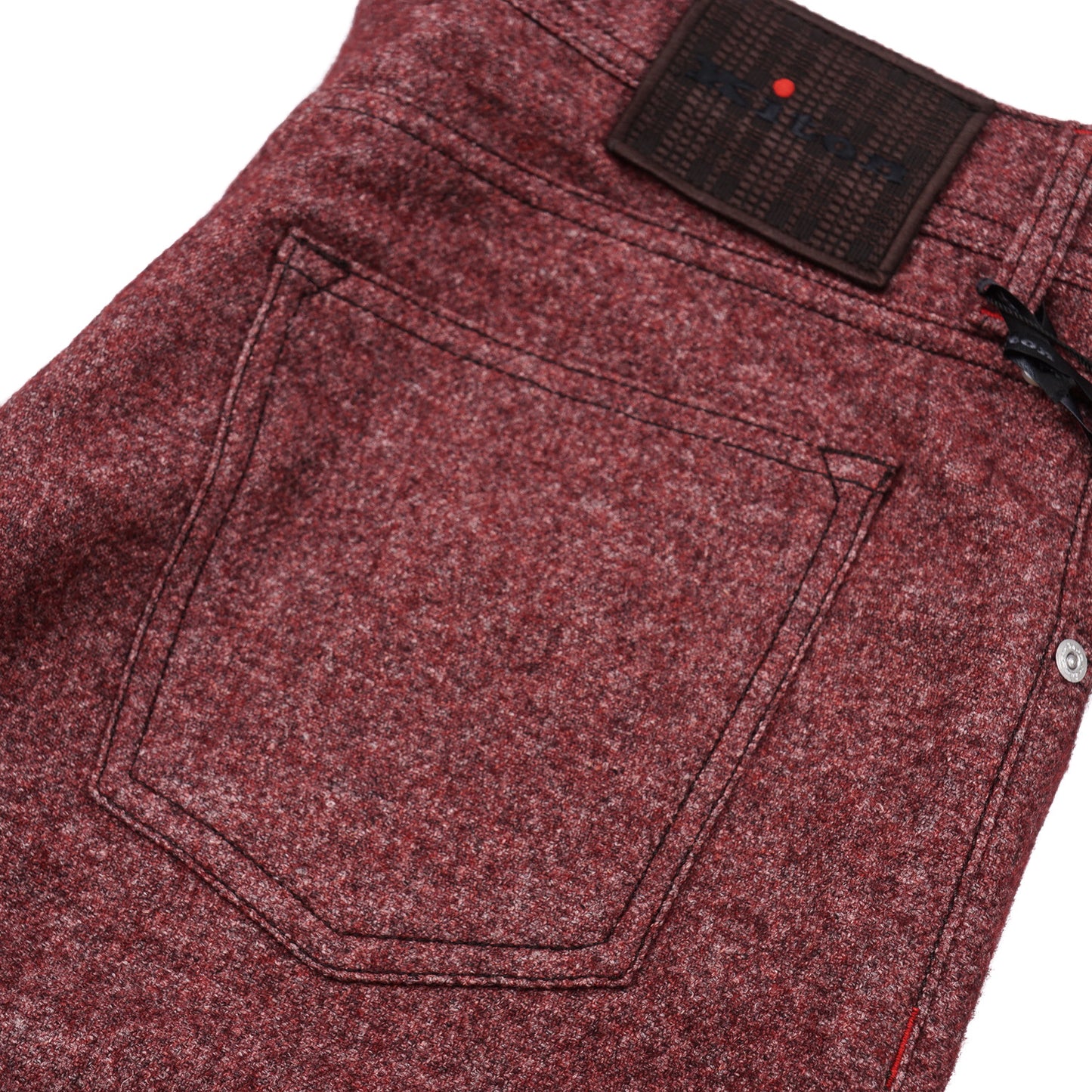 Kiton Slim Fit Five-Pocket Melange Wool Pants - Top Shelf Apparel