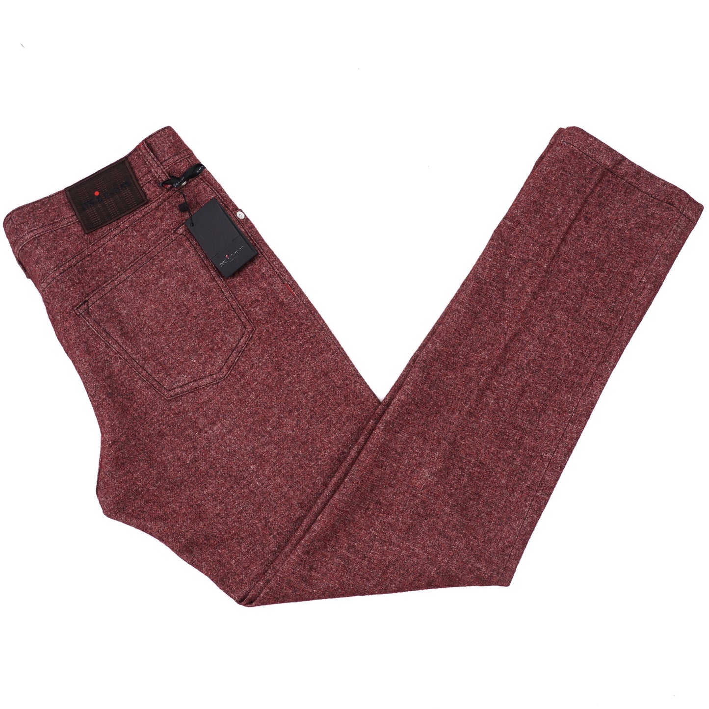 Kiton Slim Fit Five-Pocket Melange Wool Pants - Top Shelf Apparel