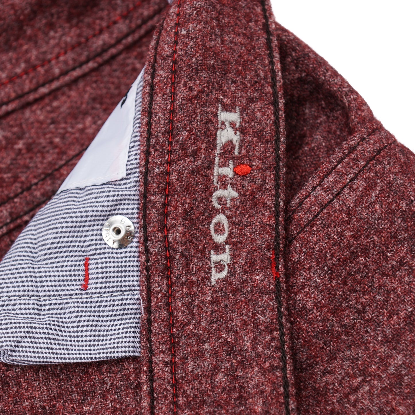 Kiton Slim Fit Five-Pocket Melange Wool Pants - Top Shelf Apparel