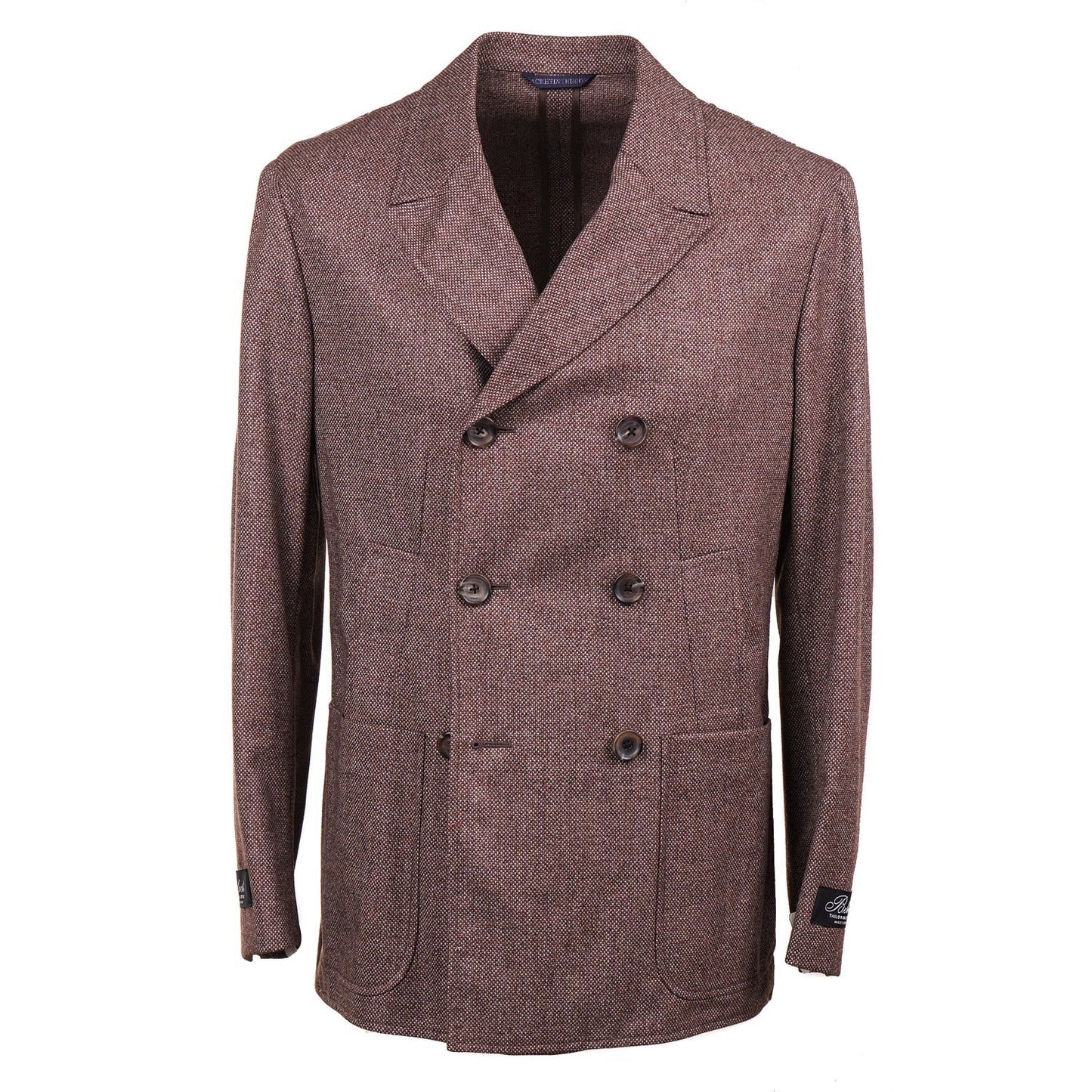 Belvest Donegal Tweed Wool Pea Coat - Top Shelf Apparel