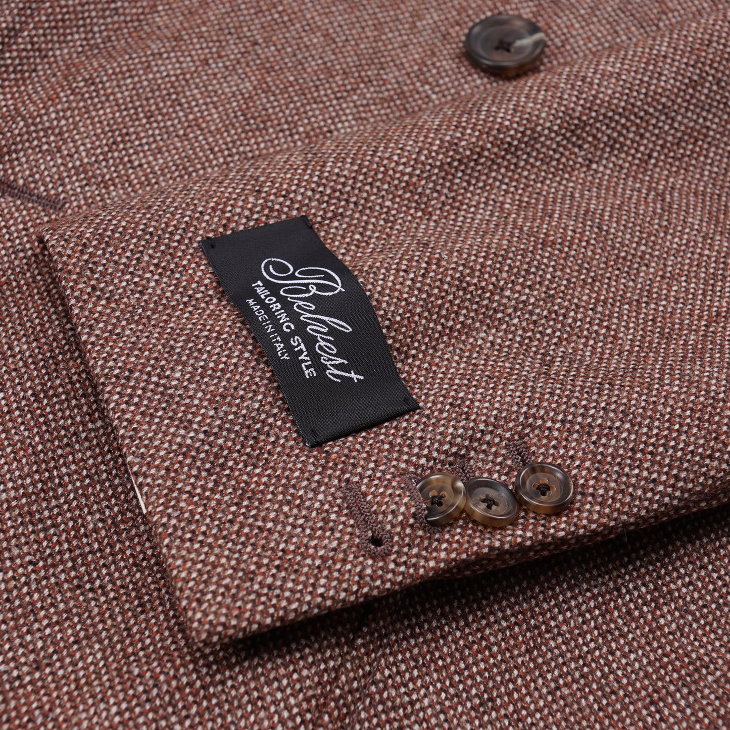 Belvest Donegal Tweed Wool Pea Coat - Top Shelf Apparel