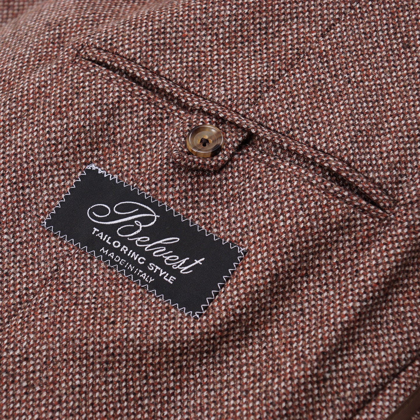 Belvest Donegal Tweed Wool Pea Coat - Top Shelf Apparel