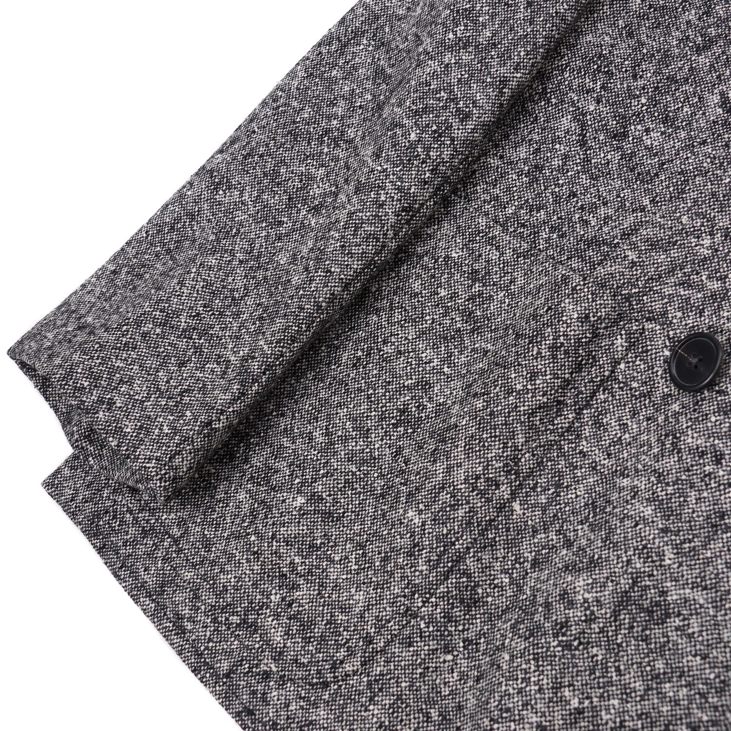 Belvest Donegal Tweed Wool-Silk Pea Coat - Top Shelf Apparel