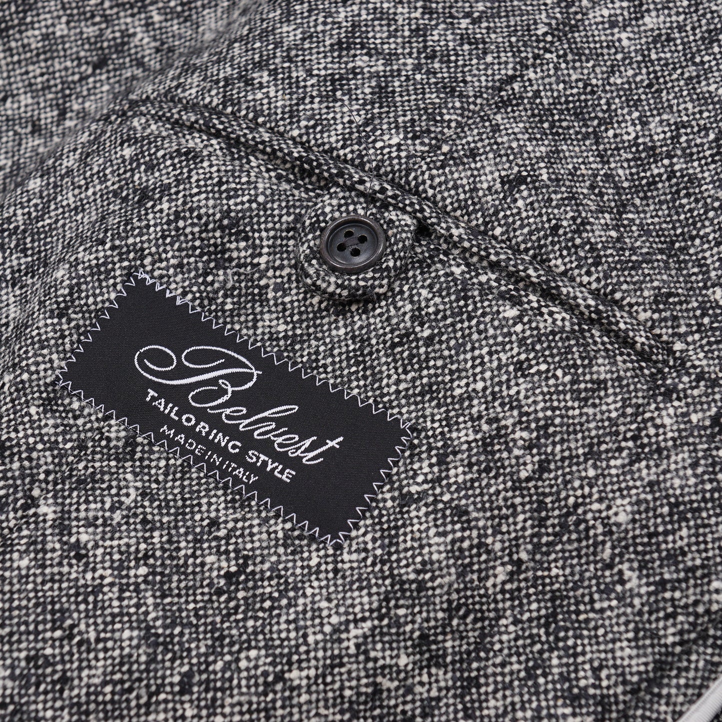 Belvest Donegal Tweed Wool-Silk Pea Coat - Top Shelf Apparel