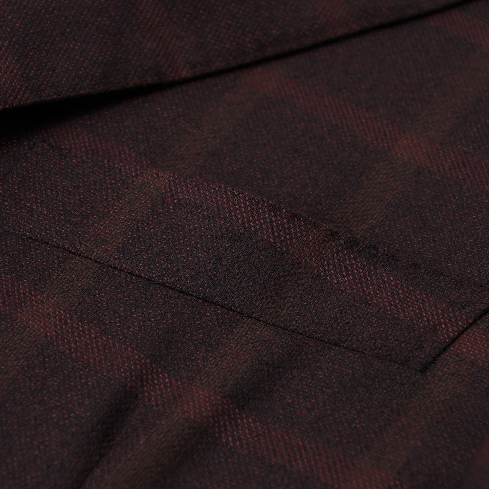 Belvest Burgundy Check Wool Sport Coat - Top Shelf Apparel