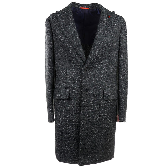 Isaia Wool and Mohair Boucle Overcoat - Top Shelf Apparel