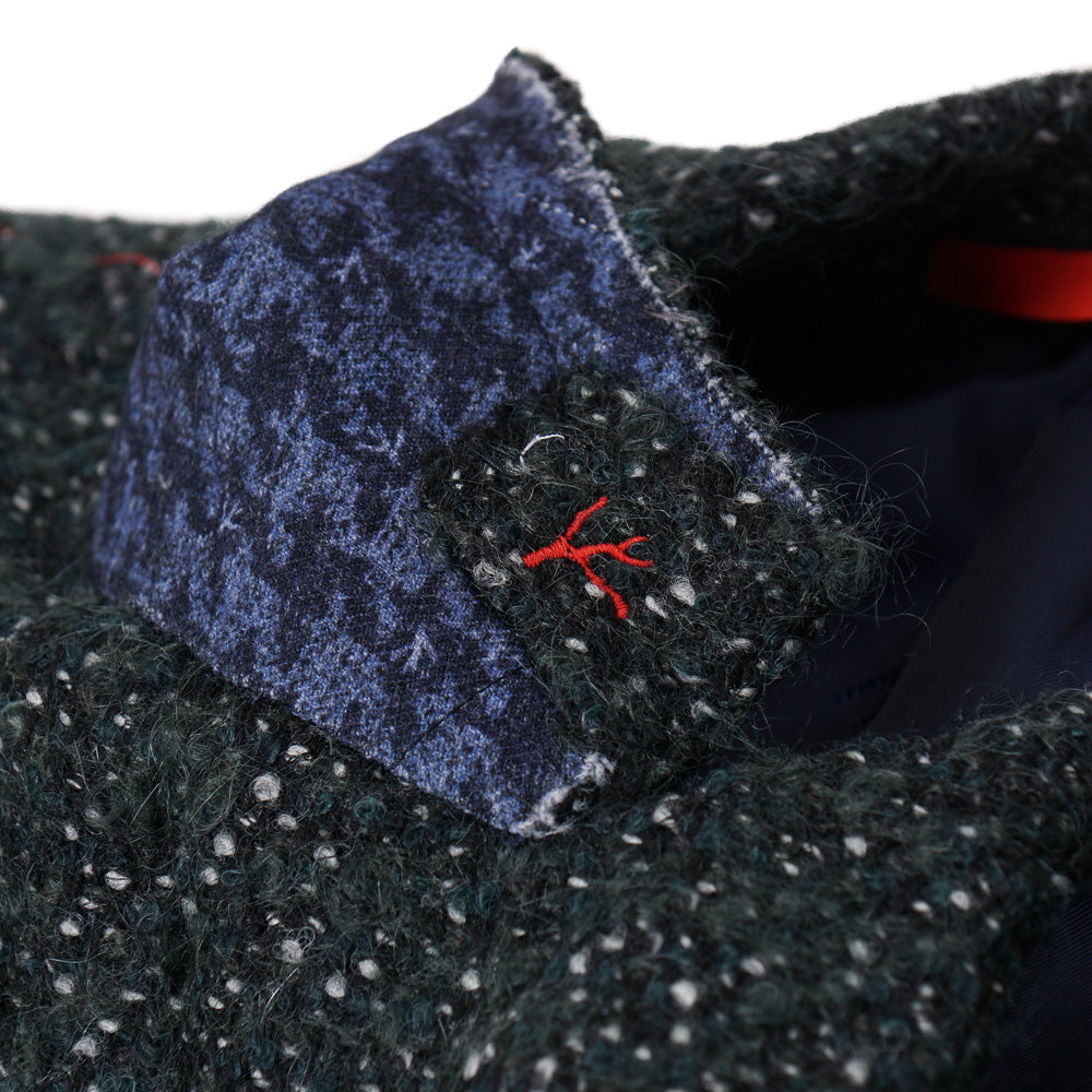 Isaia Wool and Mohair Boucle Overcoat - Top Shelf Apparel