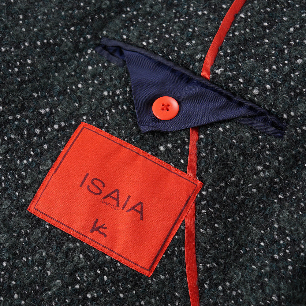 Isaia Wool and Mohair Boucle Overcoat - Top Shelf Apparel