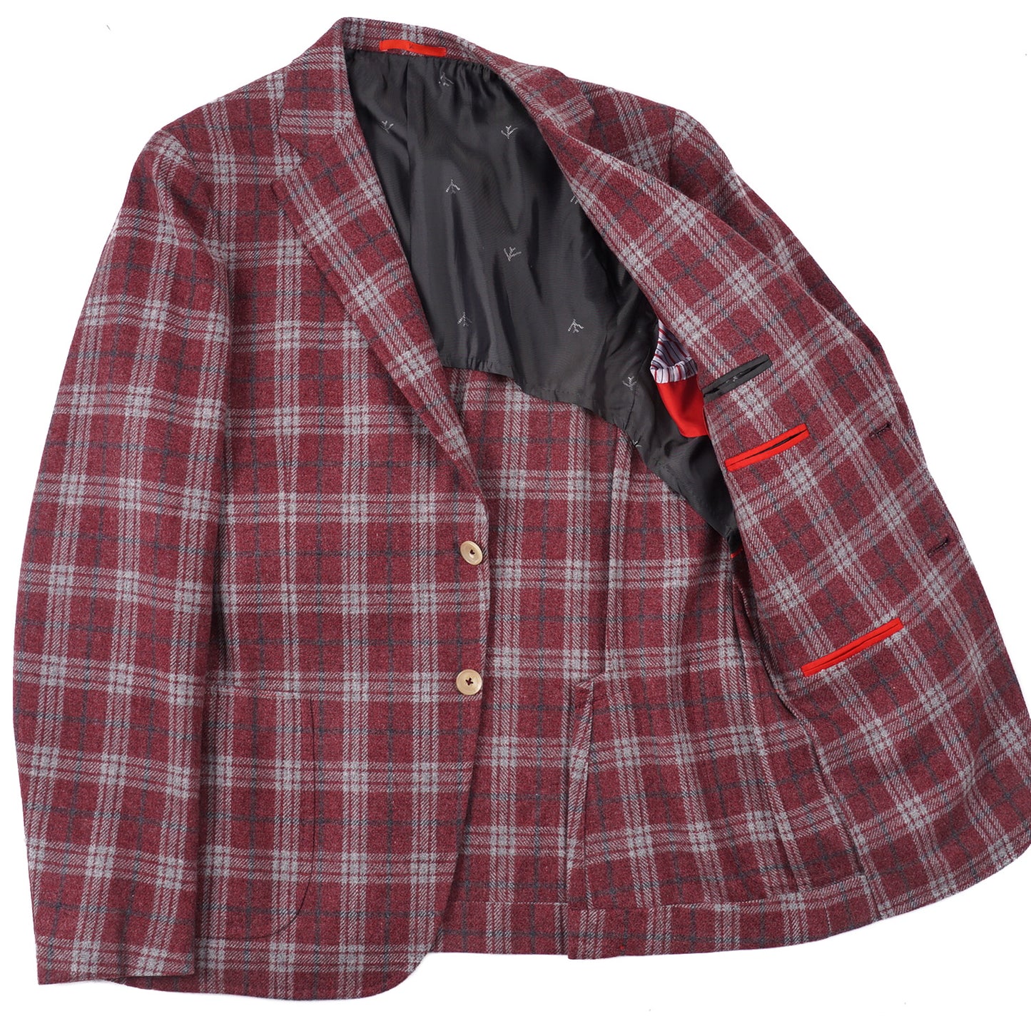 Isaia Slim-Fit Soft Flannel Wool Sport Coat - Top Shelf Apparel