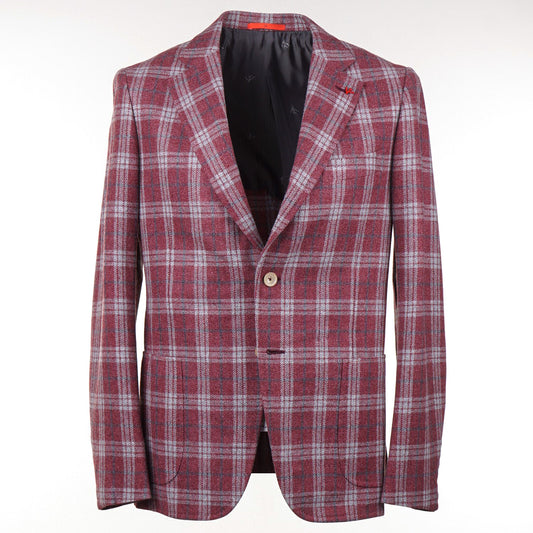 Isaia Slim-Fit Soft Flannel Wool Sport Coat - Top Shelf Apparel