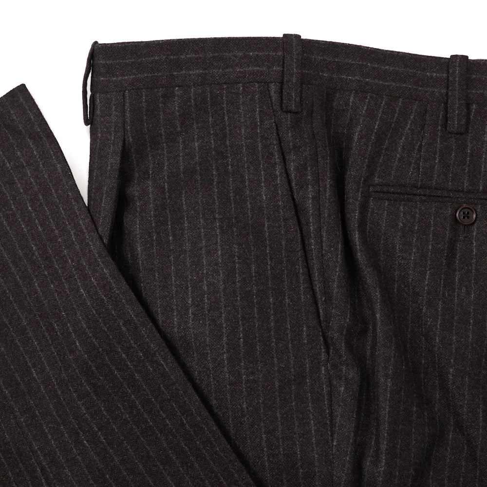 Kiton Chalk Stripe Cashmere Suit - Top Shelf Apparel