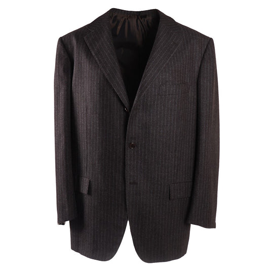Kiton Chalk Stripe Cashmere Suit - Top Shelf Apparel
