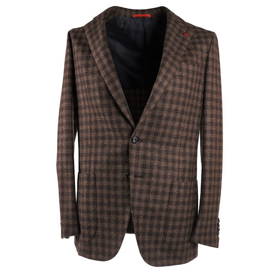 Isaia Tonal Check Boucle Wool Sport Coat - Top Shelf Apparel