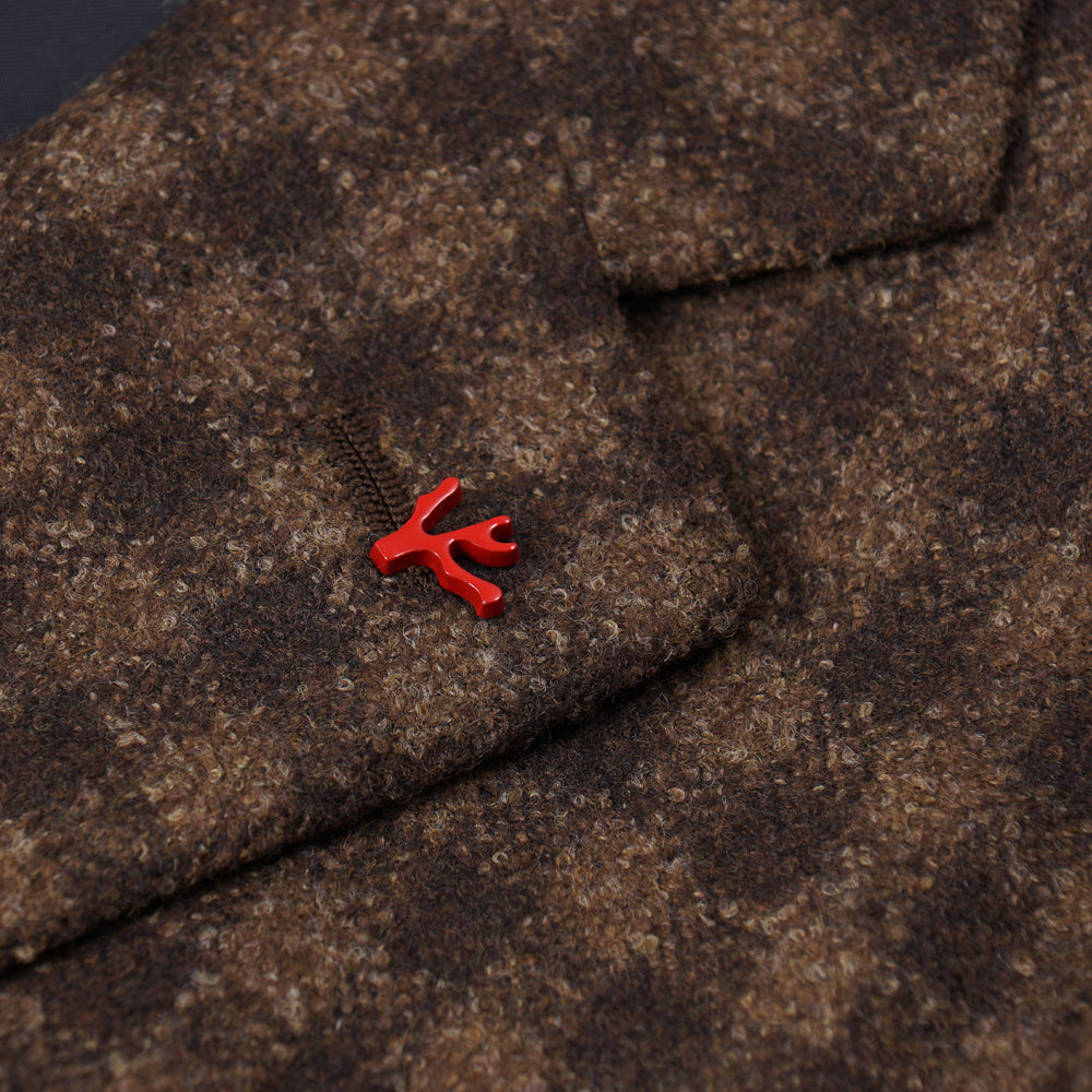 Isaia Tonal Check Boucle Wool Sport Coat - Top Shelf Apparel