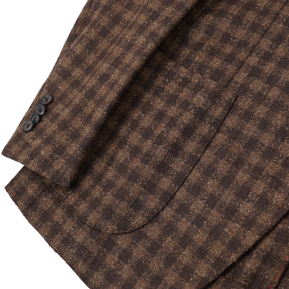 Isaia Tonal Check Boucle Wool Sport Coat - Top Shelf Apparel