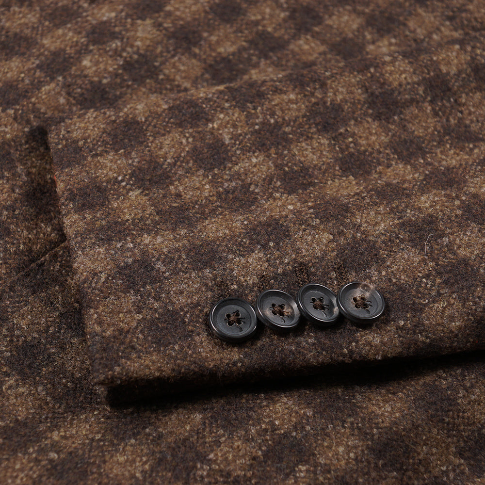 Isaia Tonal Check Boucle Wool Sport Coat - Top Shelf Apparel