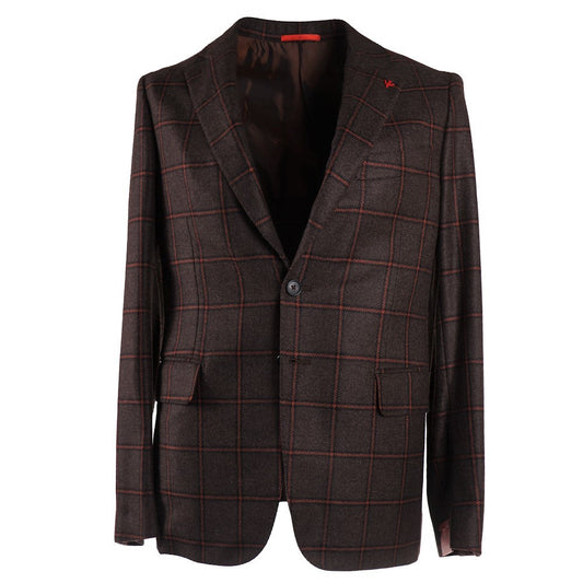 Isaia Windowpane Check Cashmere Sport Coat - Top Shelf Apparel