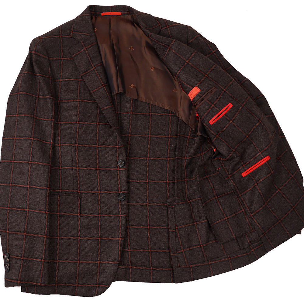 Isaia Windowpane Check Cashmere Sport Coat - Top Shelf Apparel
