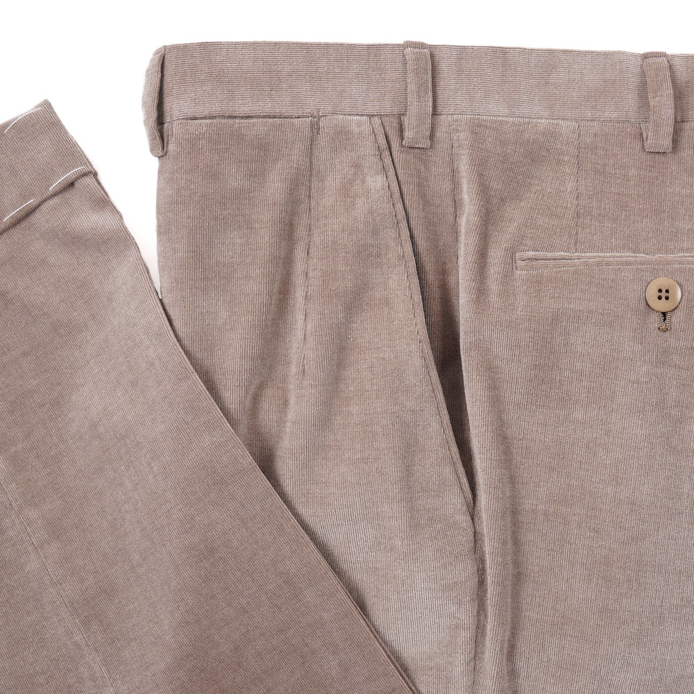 Brioni Dove Beige Cotton-Cashmere Suit - Top Shelf Apparel