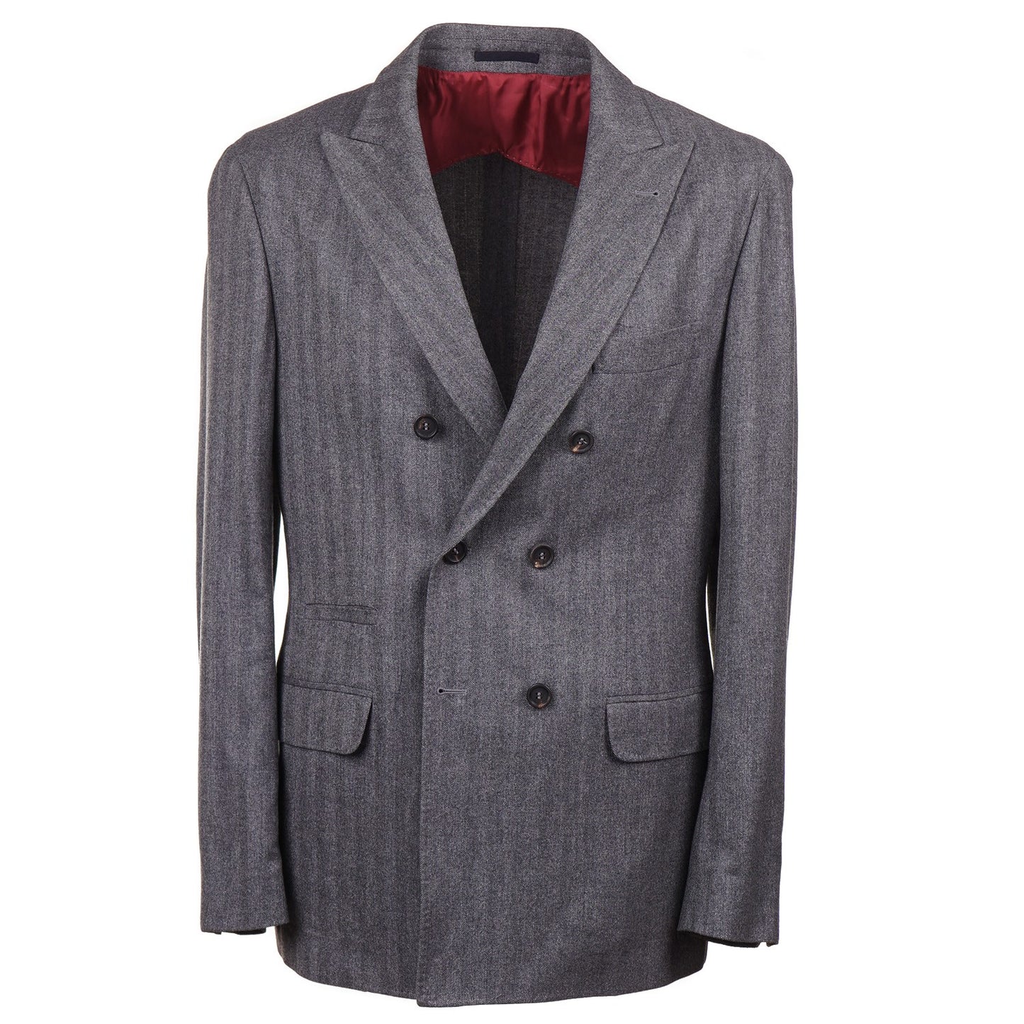 Brunello Cucinelli Herringbone Cashmere Sport Coat - Top Shelf Apparel