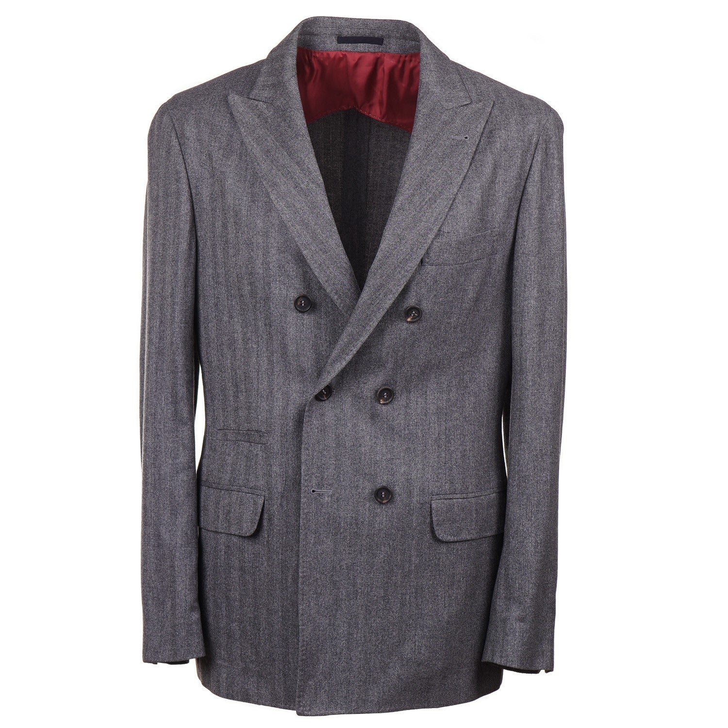 Brunello Cucinelli Herringbone Cashmere Sport Coat - Top Shelf Apparel