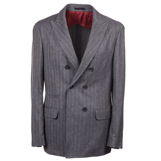 Brunello Cucinelli Herringbone Cashmere Sport Coat - Top Shelf Apparel