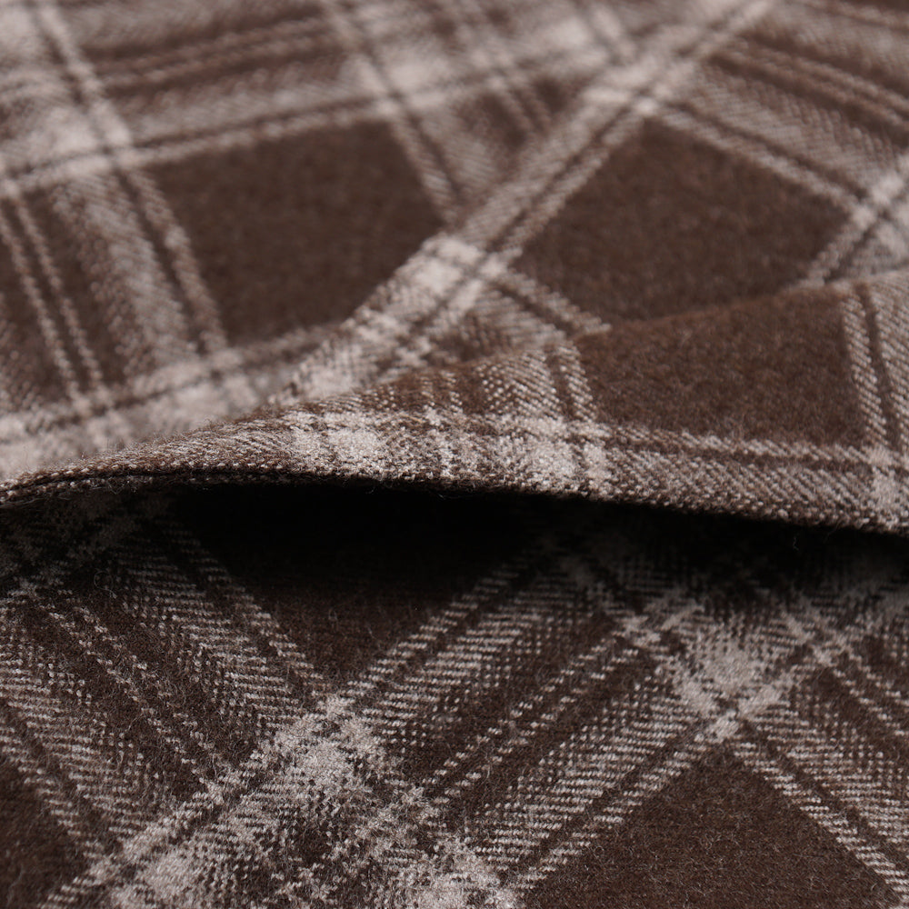 Isaia Layered Check Flannel Wool Suit - Top Shelf Apparel