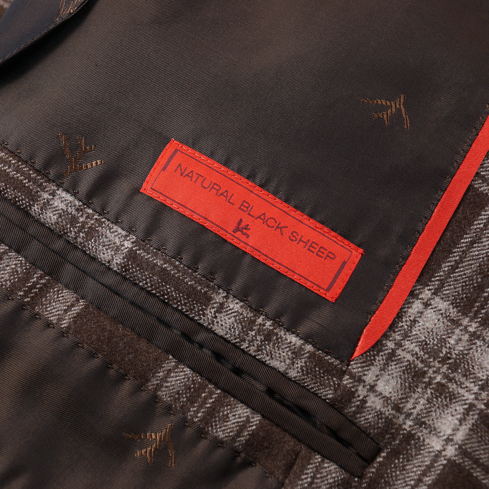 Isaia Layered Check Flannel Wool Suit - Top Shelf Apparel