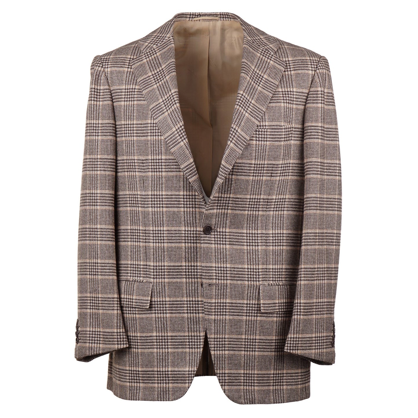 Kiton Layered Check Cashmere Sport Coat - Top Shelf Apparel