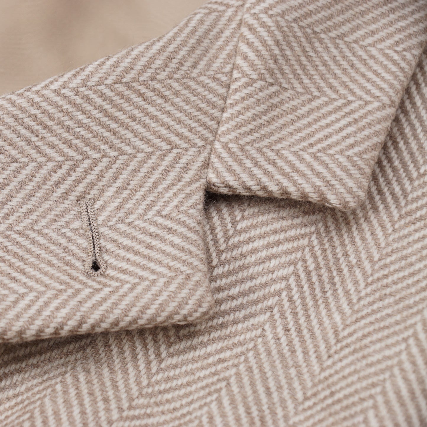 Belvest Herringbone Cashmere Pea Coat - Top Shelf Apparel