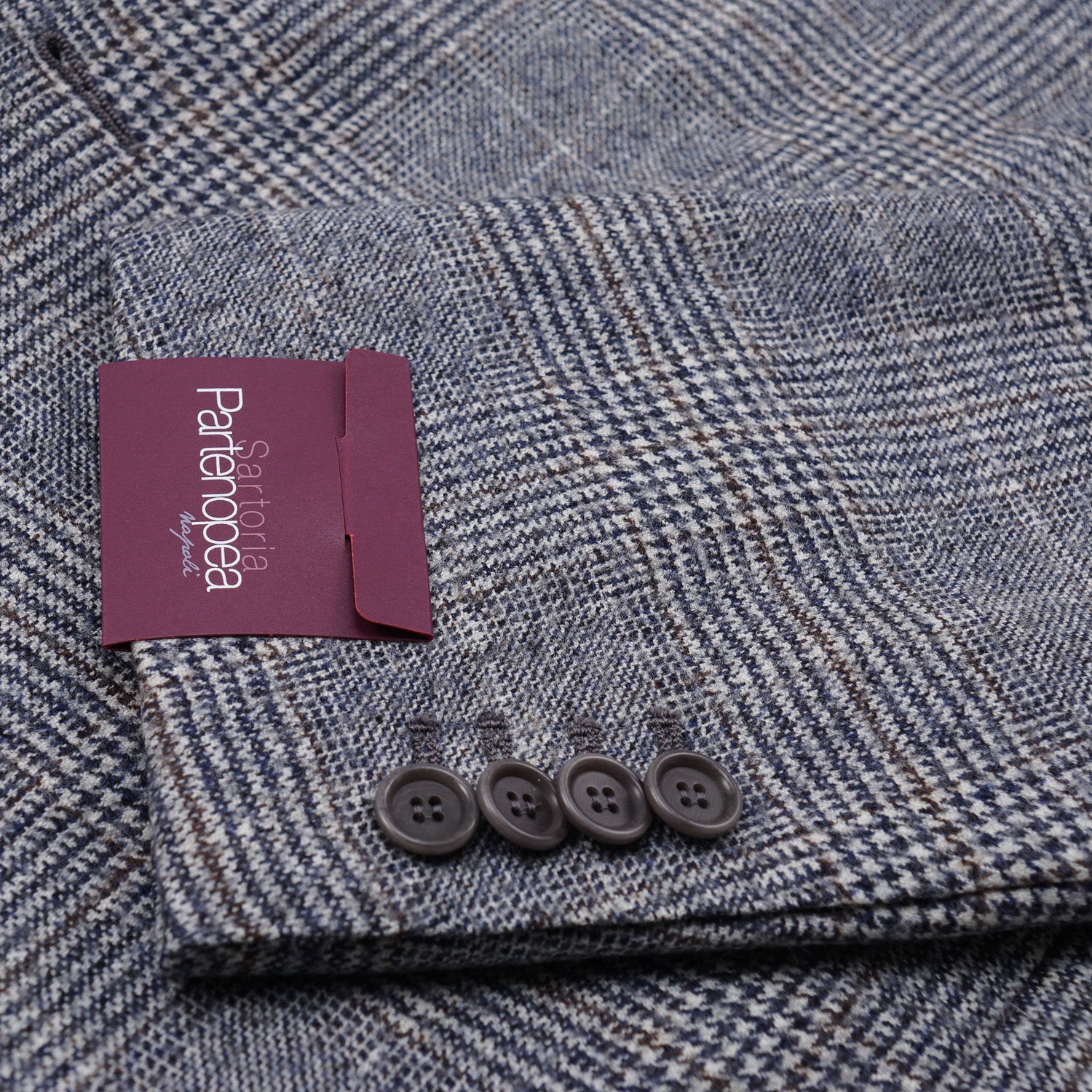 Sartoria Partenopea Blue Glen Plaid Sport Coat - Top Shelf Apparel