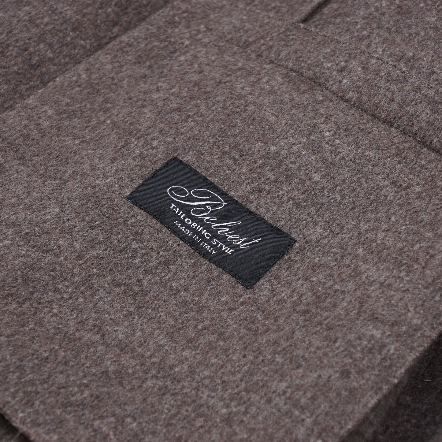 Belvest Jersey Flannel Wool Pea Coat - Top Shelf Apparel