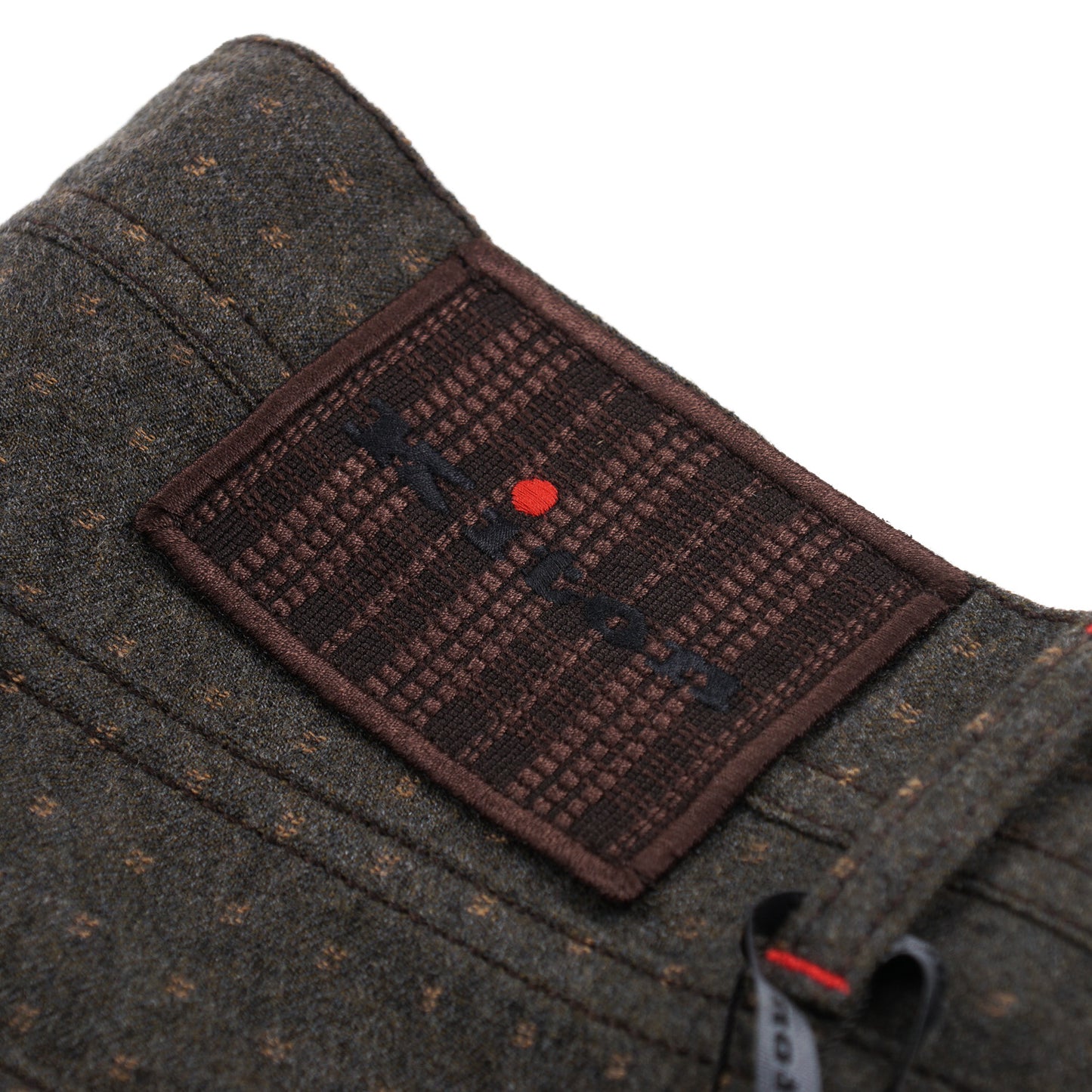 Kiton Slim Fit Five-Pocket Patterned Wool Pants - Top Shelf Apparel