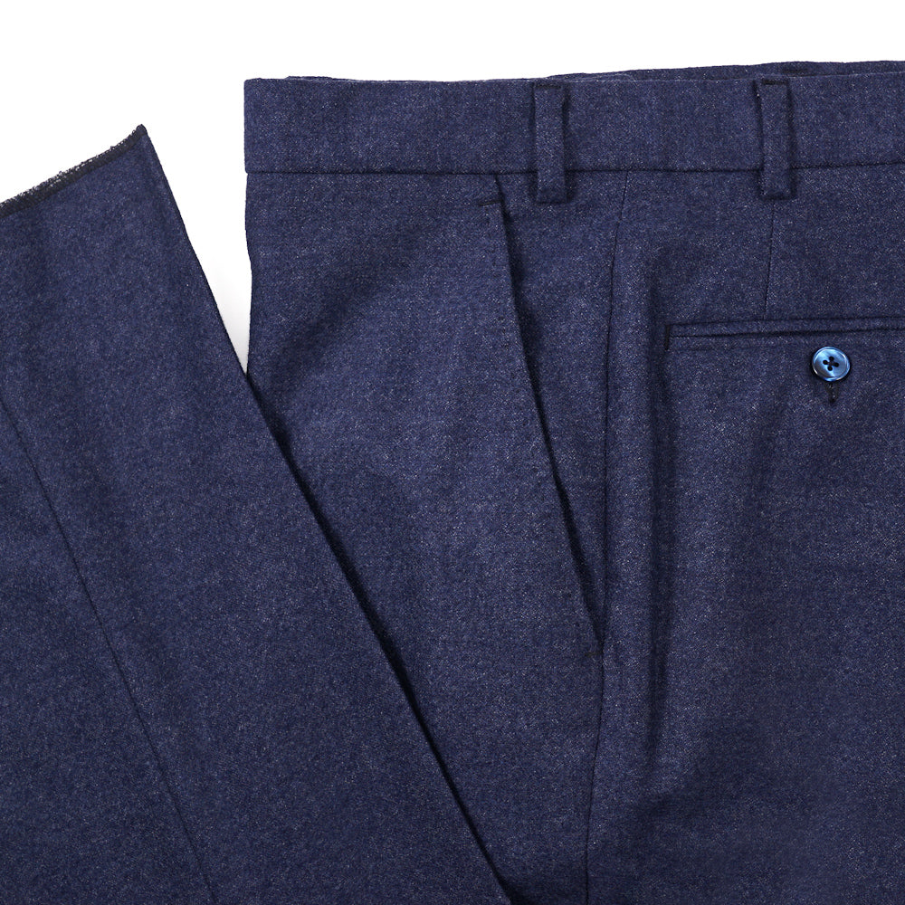 Mauro Blasi Blue Flannel Wool Suit - Top Shelf Apparel