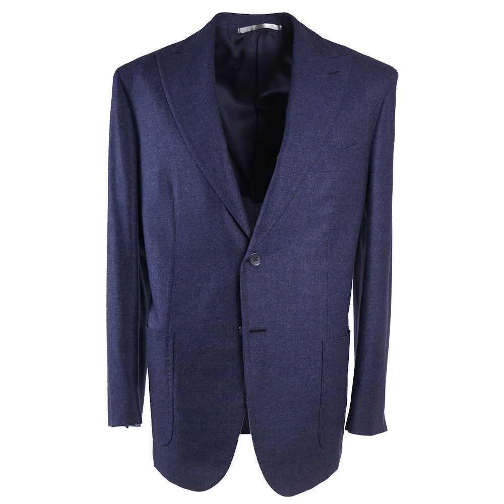 Mauro Blasi Blue Flannel Wool Suit - Top Shelf Apparel