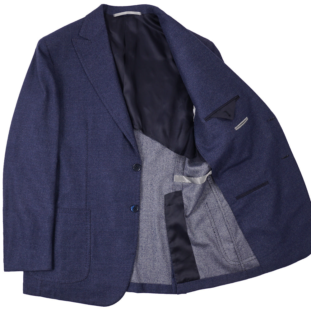Mauro Blasi Blue Flannel Wool Suit - Top Shelf Apparel