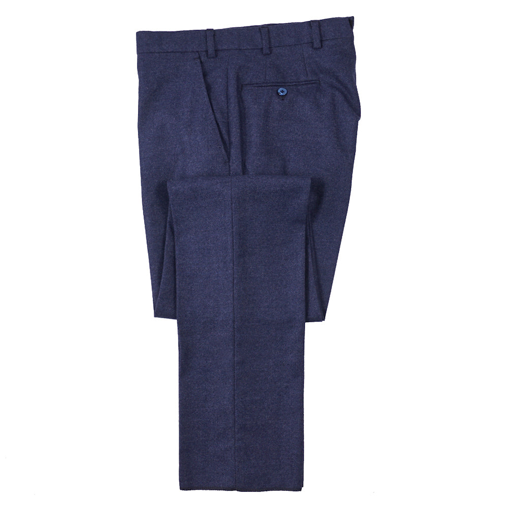 Mauro Blasi Blue Flannel Wool Suit - Top Shelf Apparel