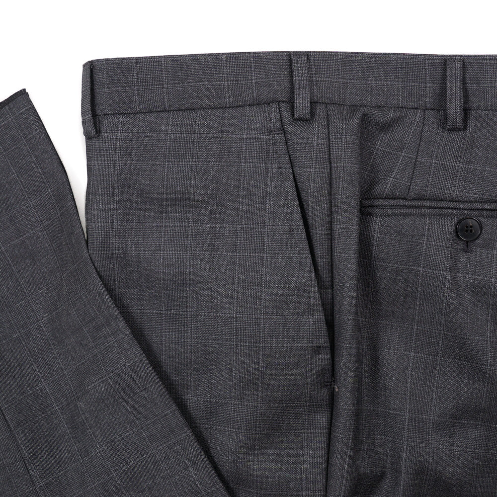 Eidos Gray Subtle Check Wool Suit - Top Shelf Apparel