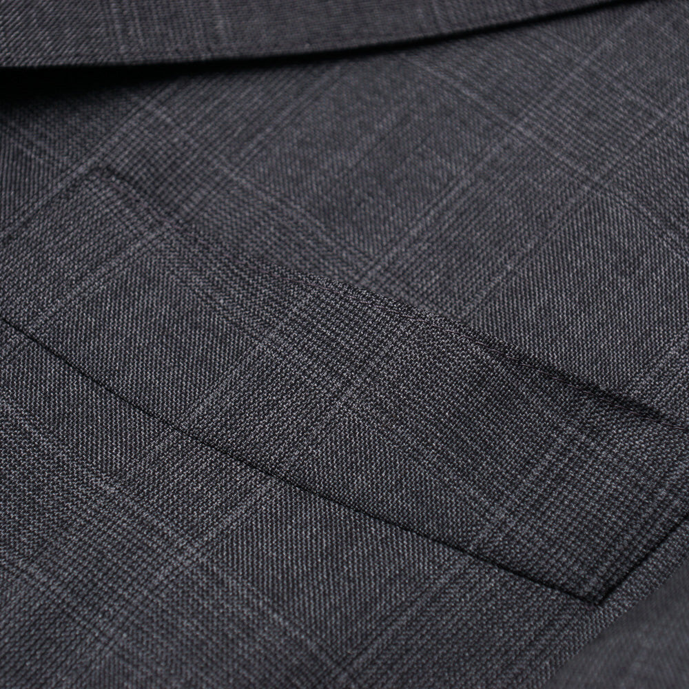 Eidos Gray Subtle Check Wool Suit - Top Shelf Apparel