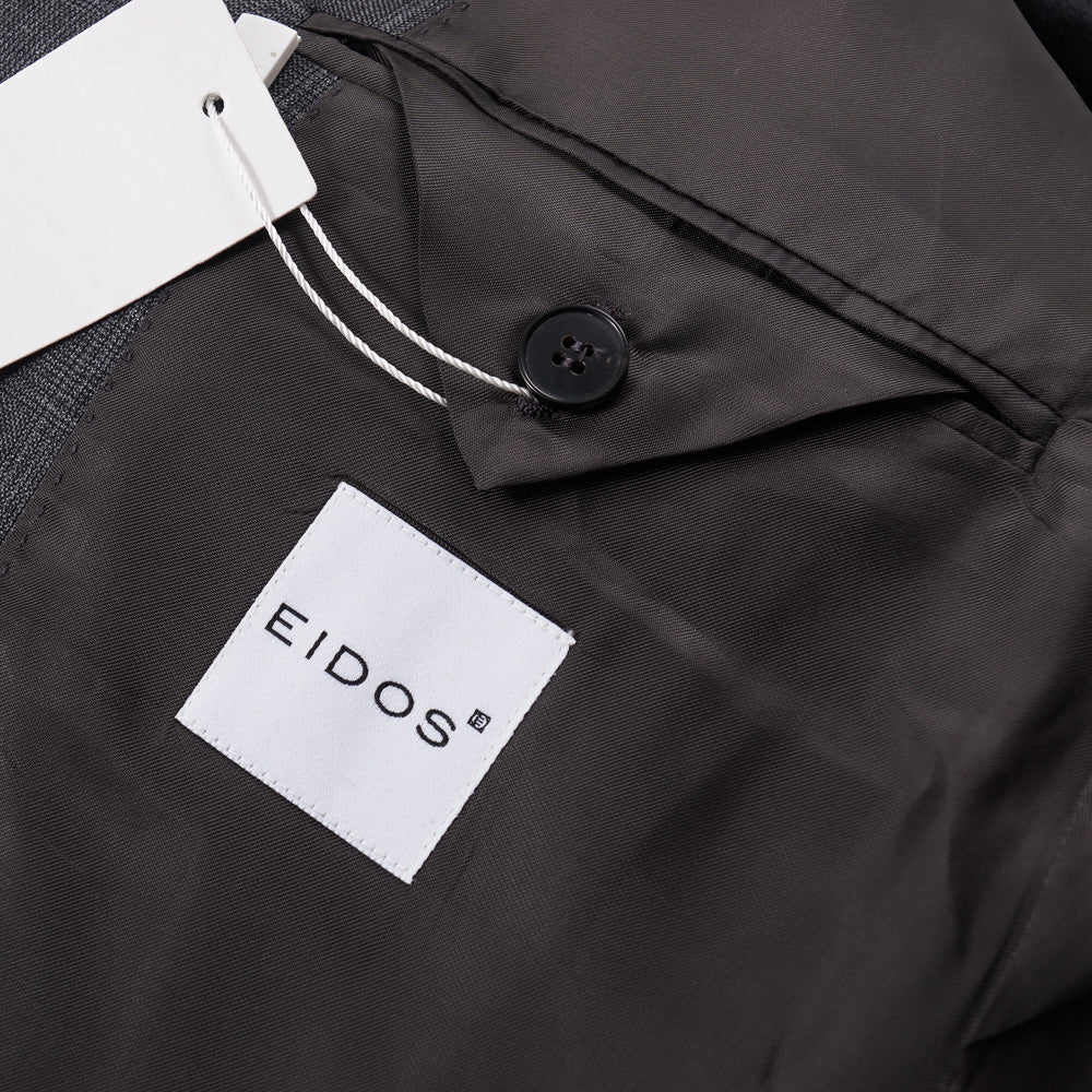 Eidos Gray Subtle Check Wool Suit - Top Shelf Apparel