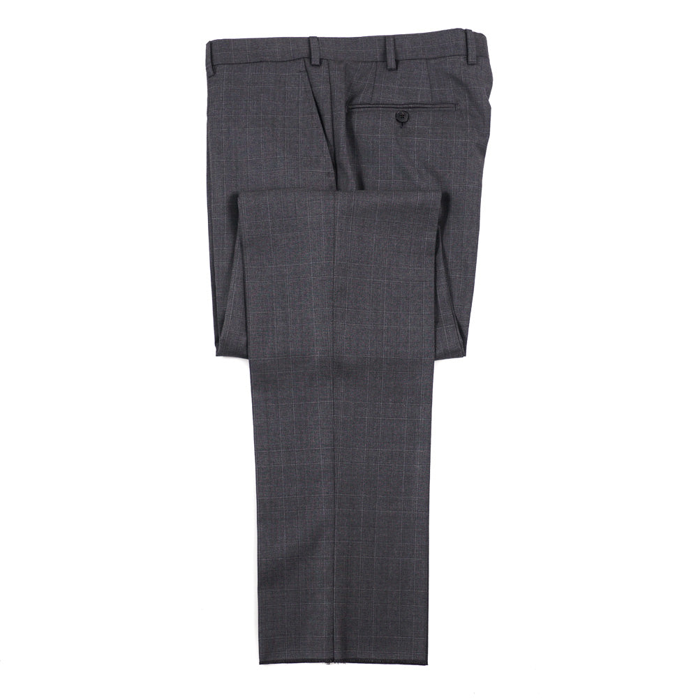 Eidos Gray Subtle Check Wool Suit - Top Shelf Apparel