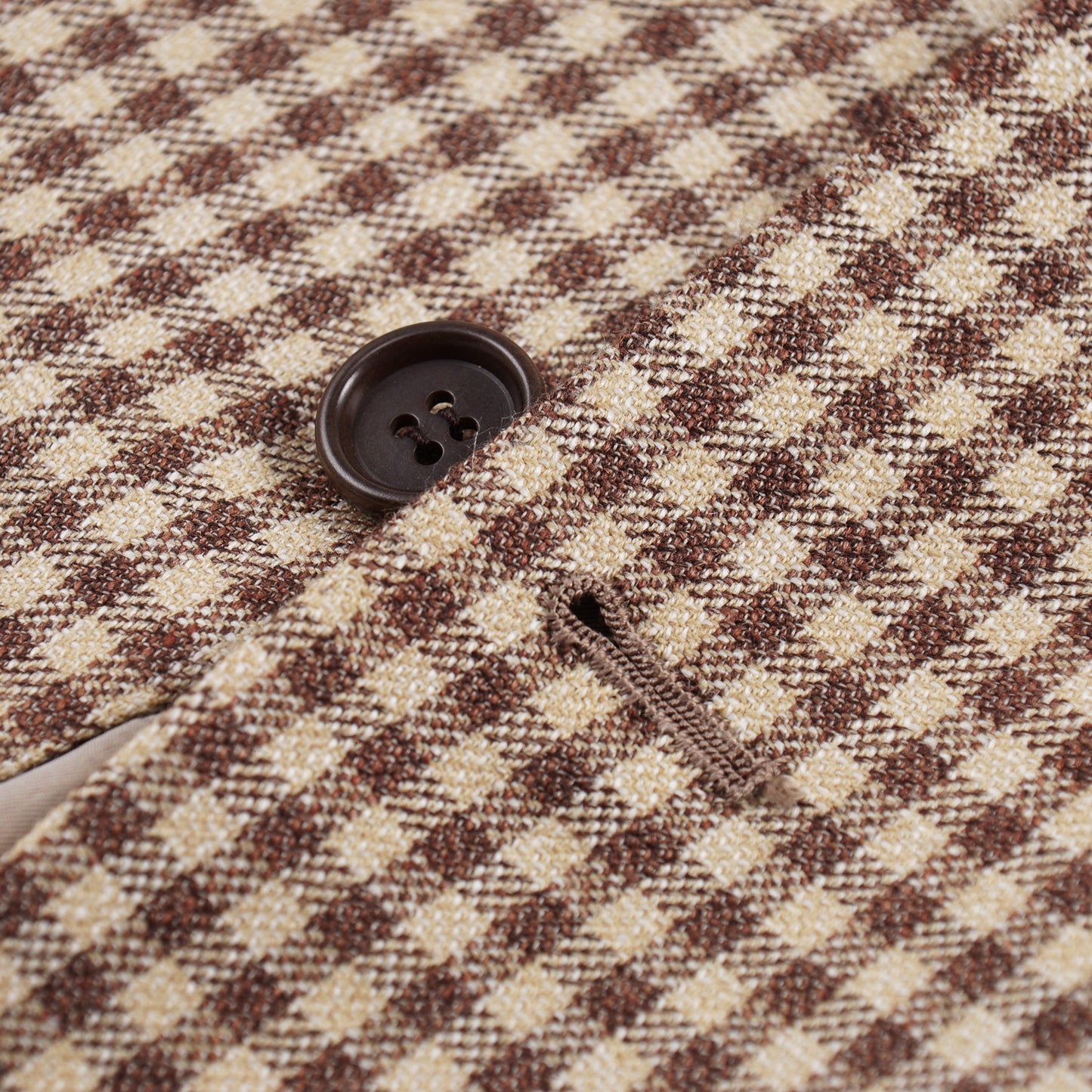 Kiton Layered Check Cashmere-Linen-Silk Sport Coat - Top Shelf Apparel