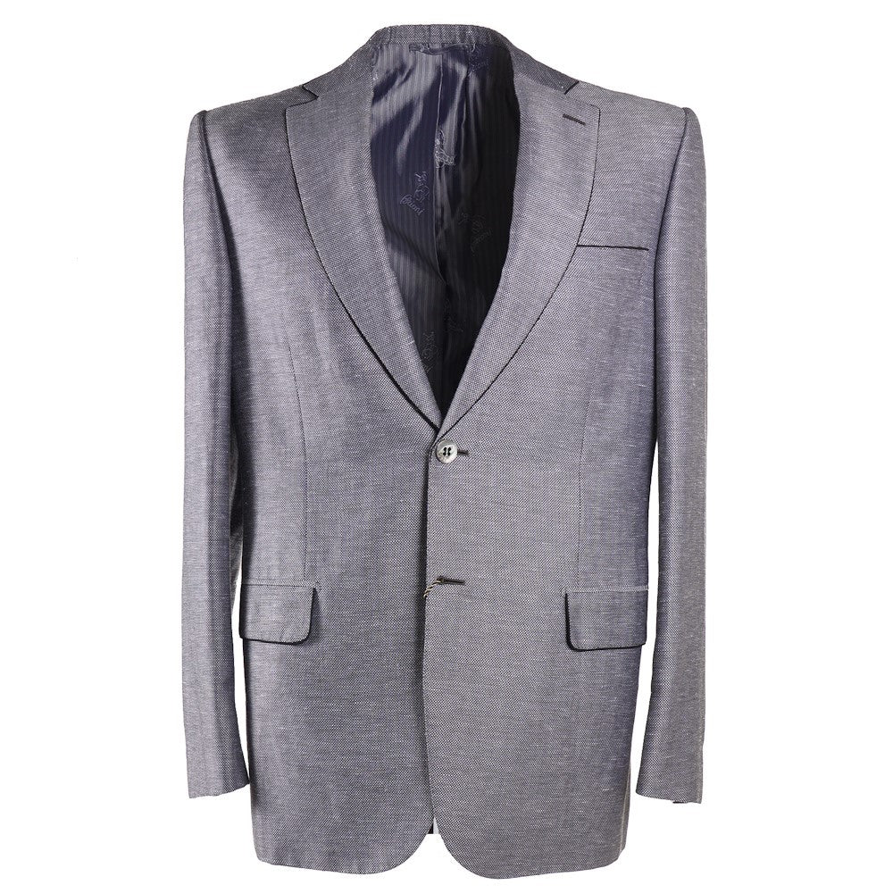 Brioni Silvery Gray Patterned Sport Coat - Top Shelf Apparel