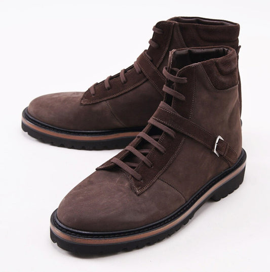 Kiton Nubuck Leather Ankle Boots - Top Shelf Apparel