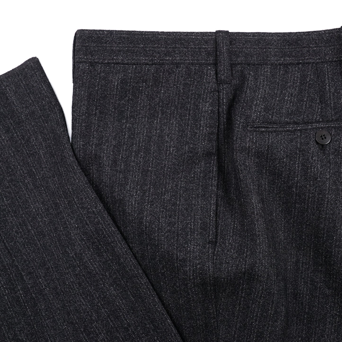 Cesare Attolini Charcoal Gray Stripe Wool Suit - Top Shelf Apparel