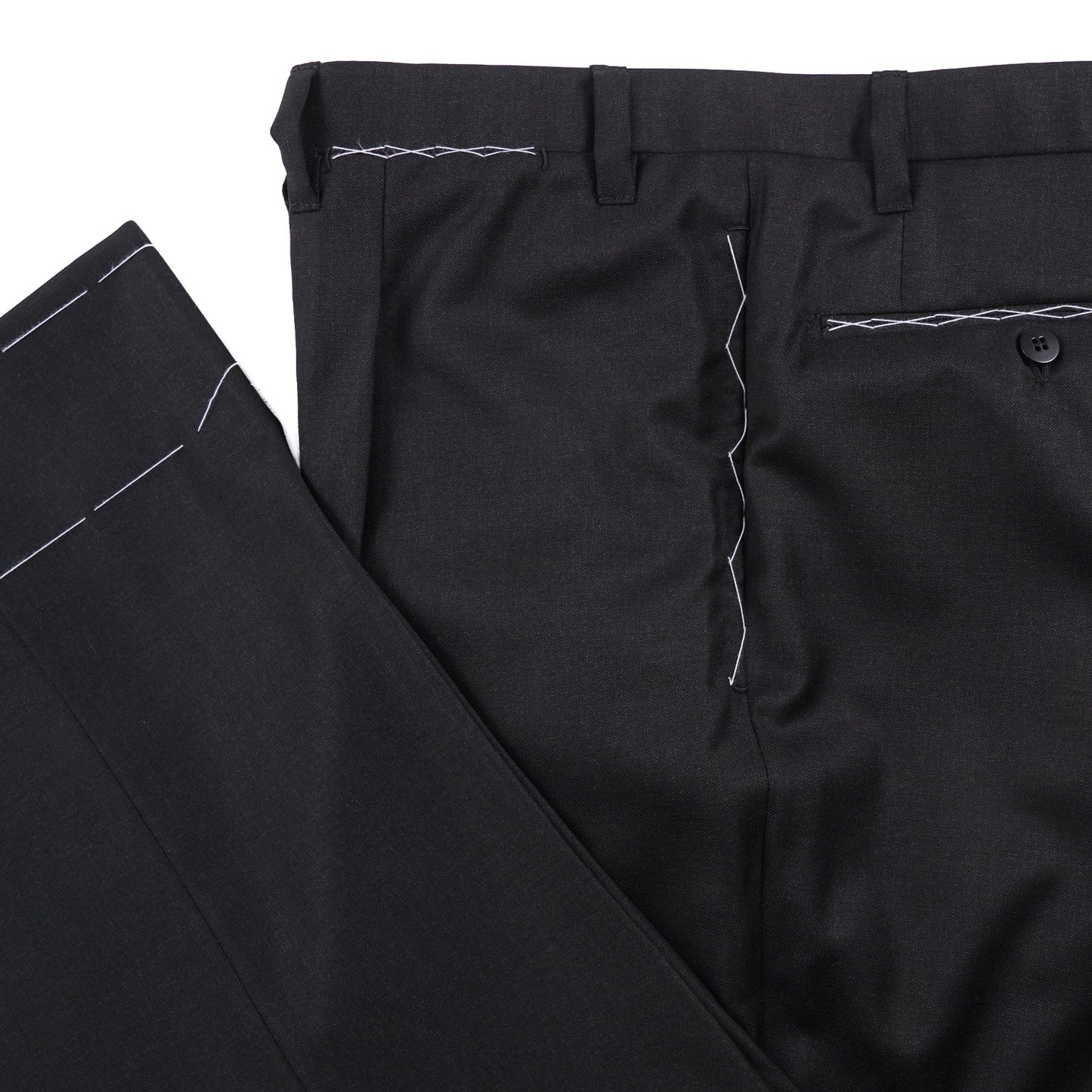 Cesare Attolini Slim-Fit Solid Charcoal Wool Suit - Top Shelf Apparel