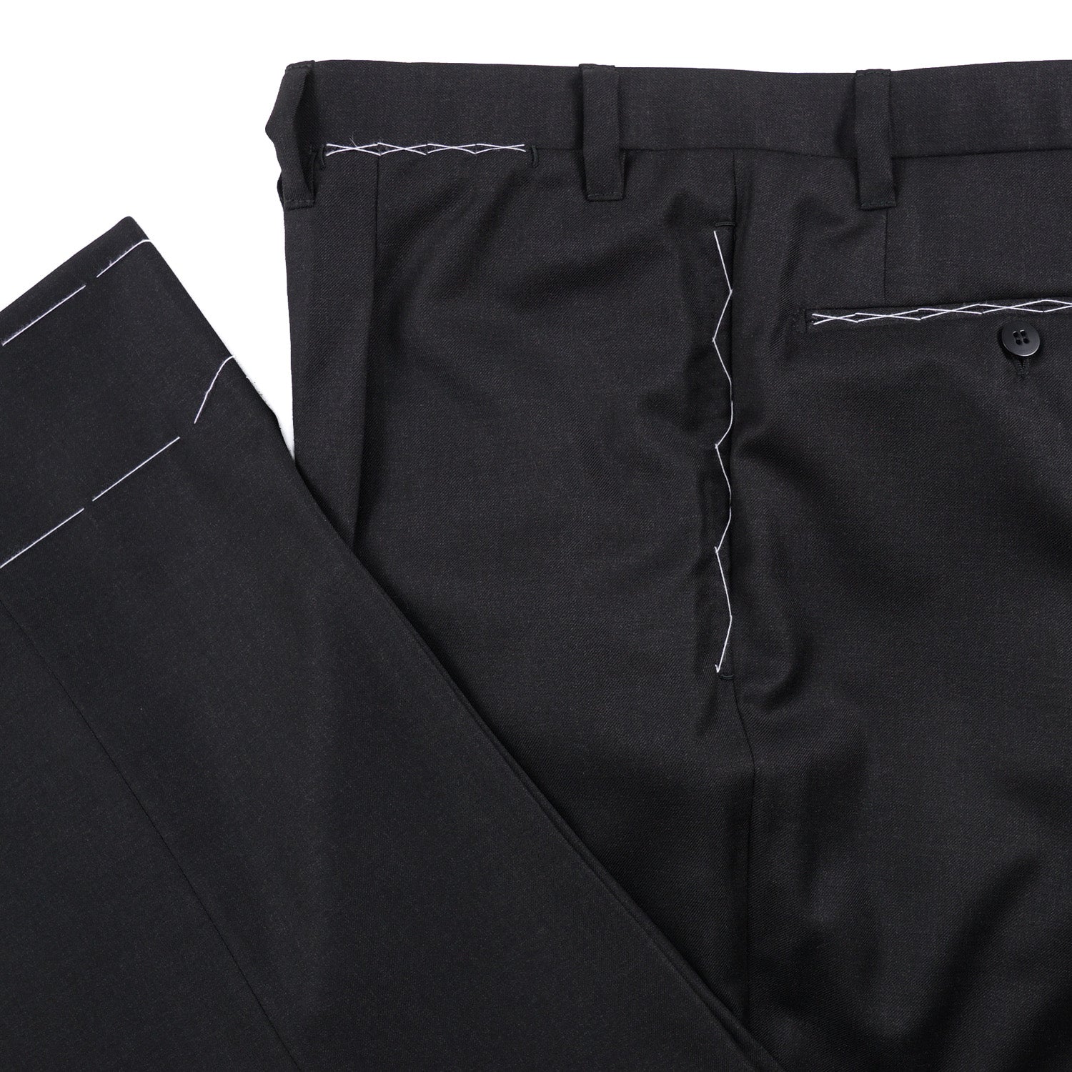 Cesare Attolini Slim-Fit Solid Charcoal Wool Suit - Top Shelf Apparel