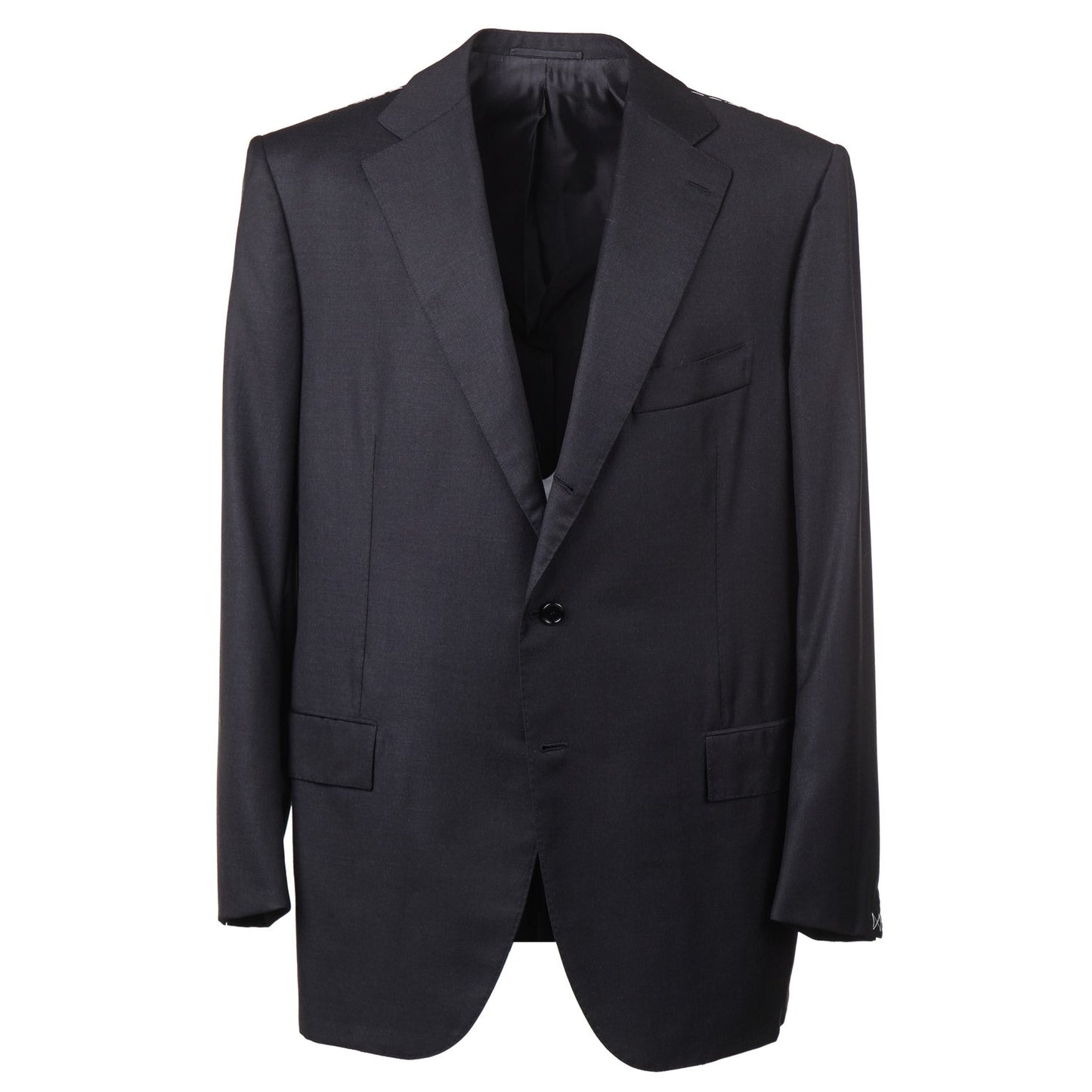 Cesare Attolini Slim-Fit Solid Charcoal Wool Suit - Top Shelf Apparel