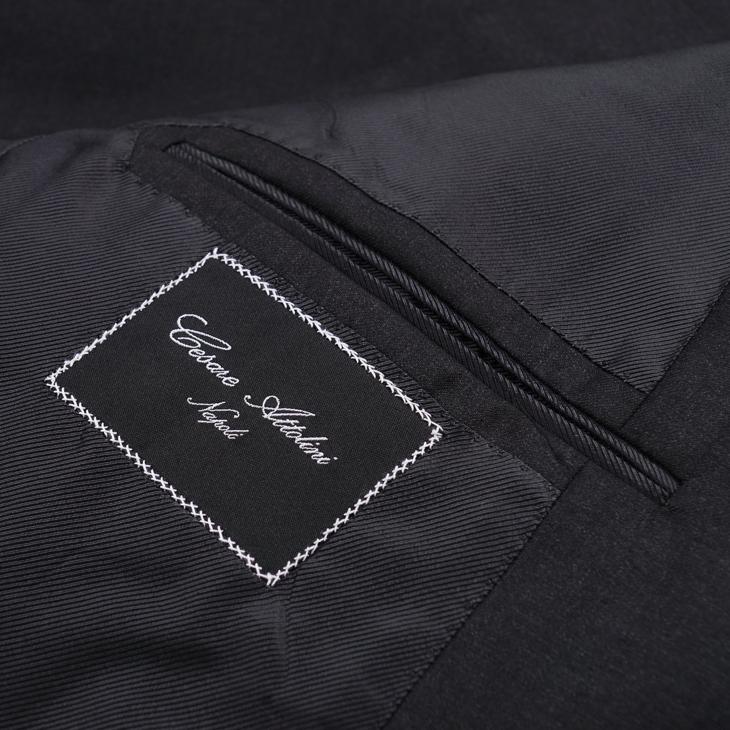 Cesare Attolini Slim-Fit Solid Charcoal Wool Suit - Top Shelf Apparel